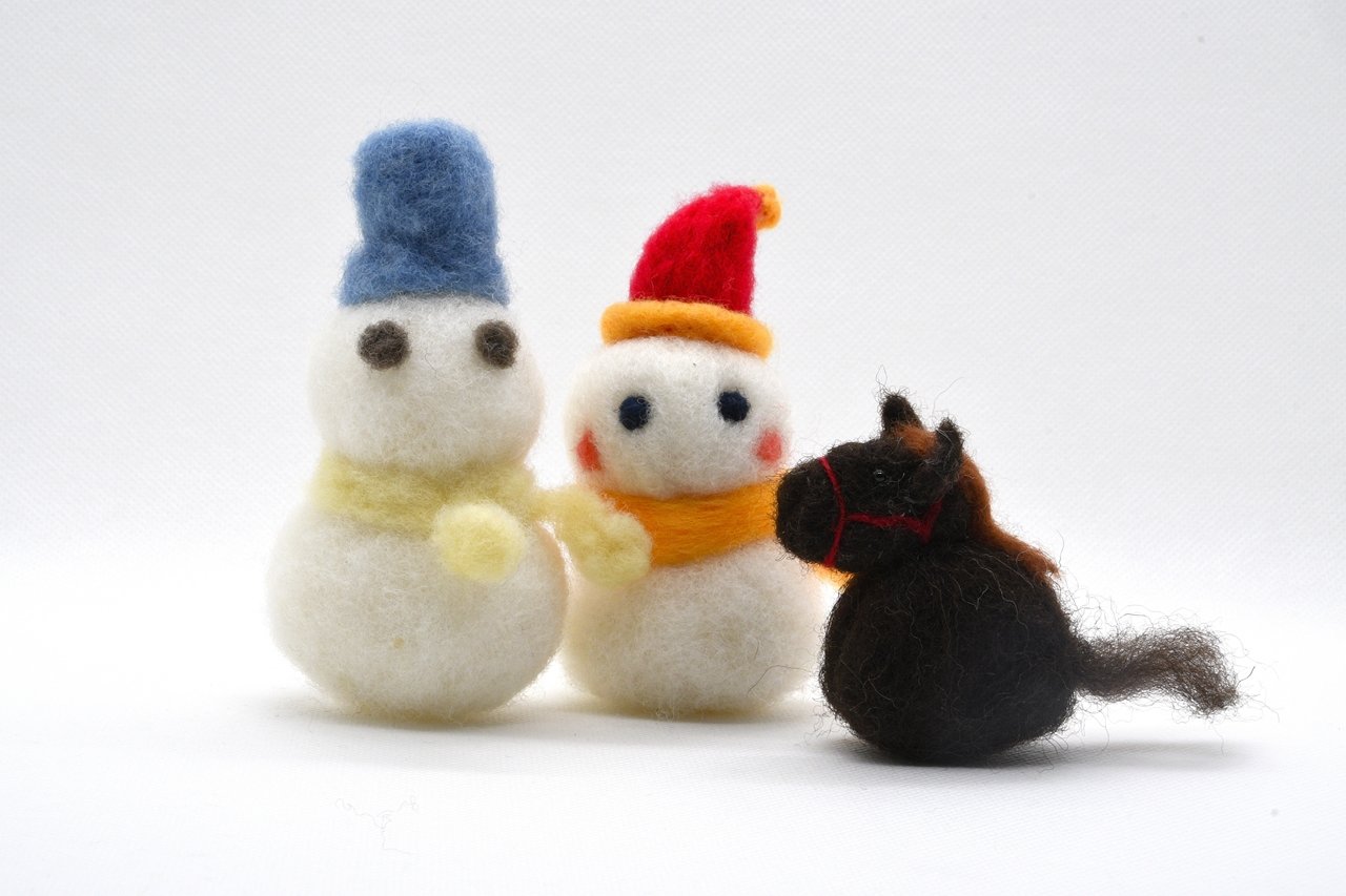 ASAZOOボランティアーズが開催「フェルトでゆきだるま」(12/13)｜top04