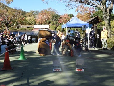 サンちゃんの一日消防隊長（11/11）